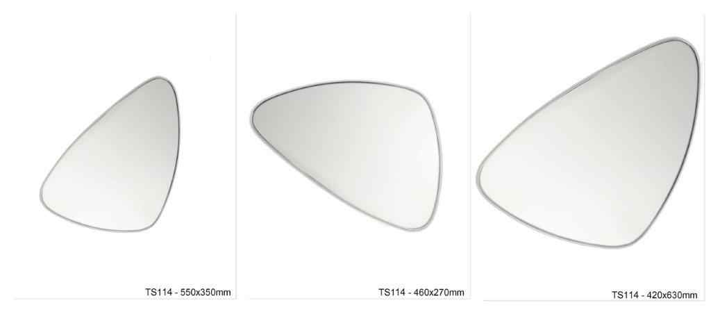 TS114 - 16F-573 (45X26 + 54X35 + 42x62) 3 SET SILVER