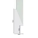 PS Moulding W 18 X H 53 X L 2900mm Silver