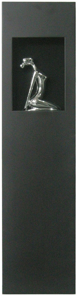 Original Art Boxed Metal Statue 200X800mm