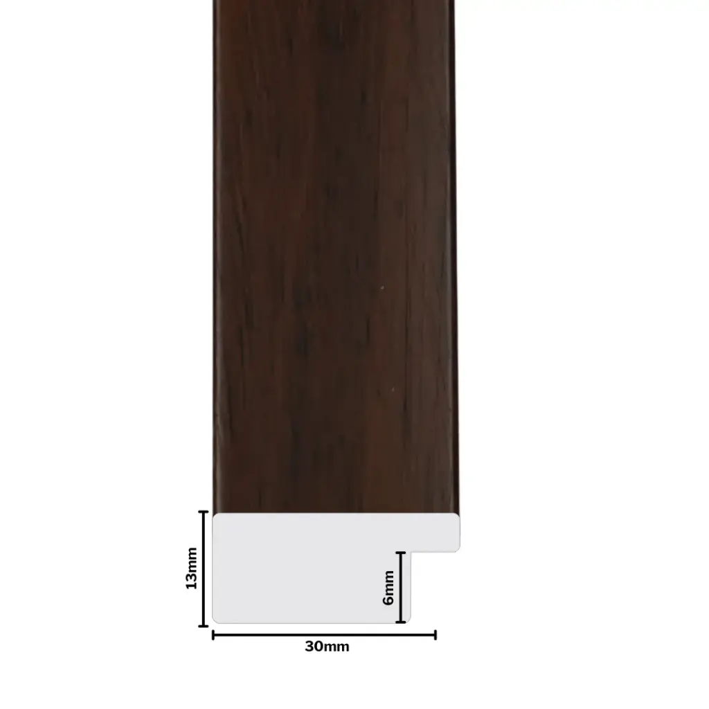 PS Moulding W 30 X H 13 X L 2900mm Medium Woodstain