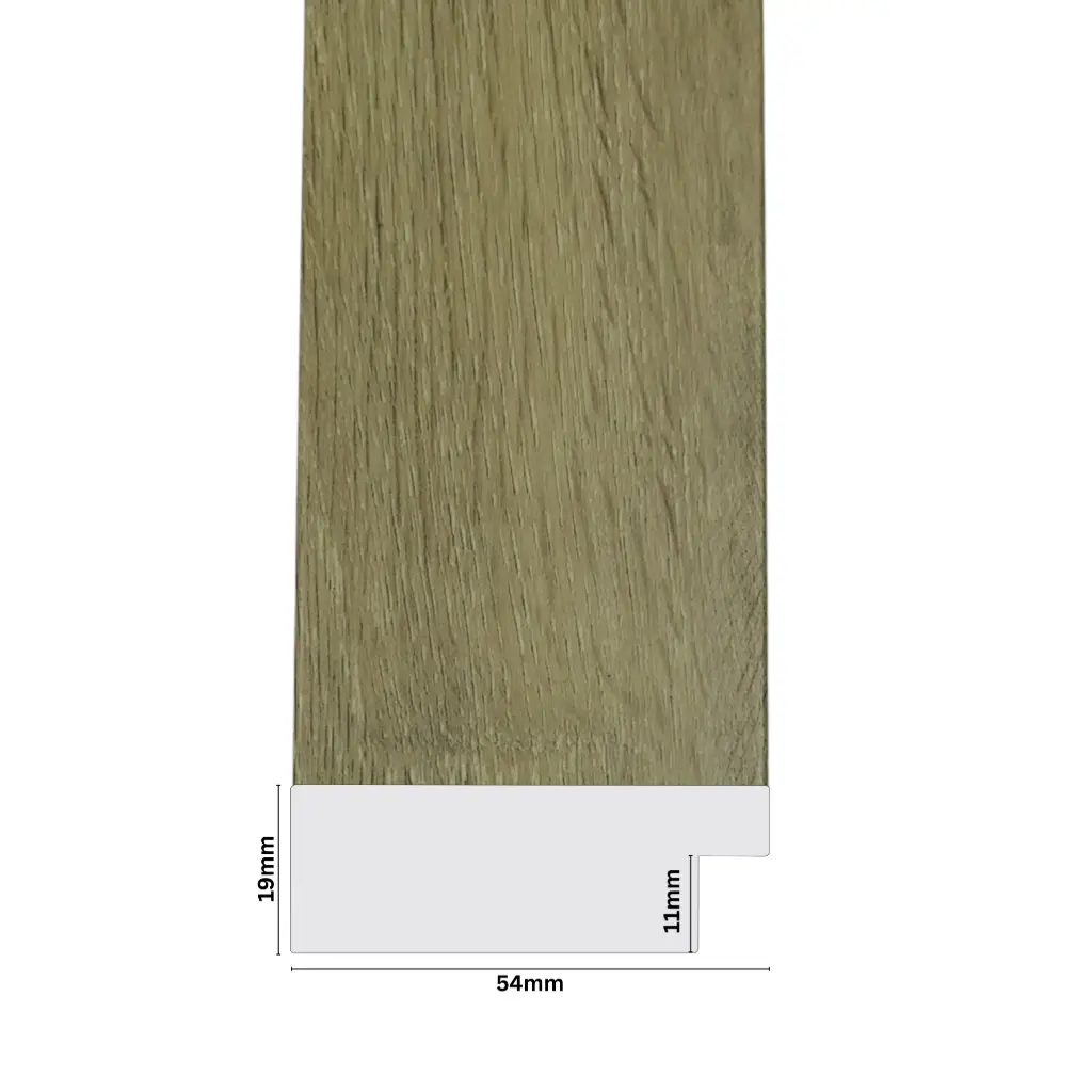 PS Moulding W 54 X H 19 X L 2900mm Weatherwood
