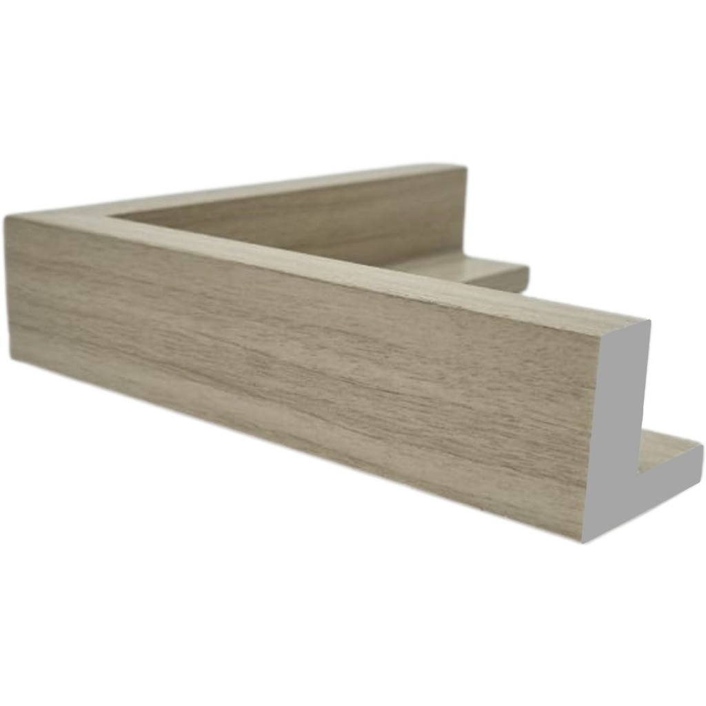 PS Moulding W 52 X H 45 X L 2900mm Light Oak (Canvas Floater 33mm) Dual Face 10/20mm