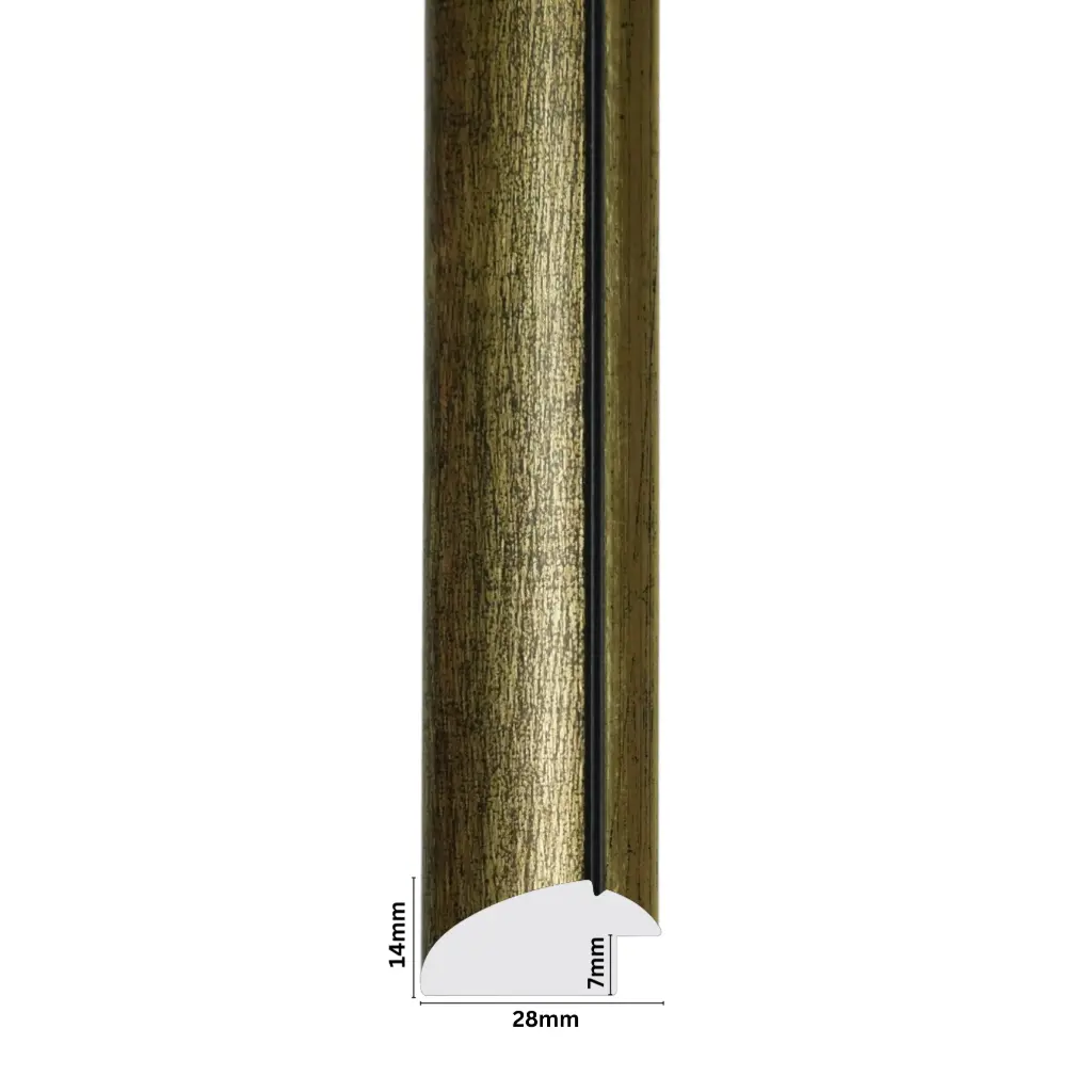 PS Moulding W 28 X H 14 X L 2900mm Gold