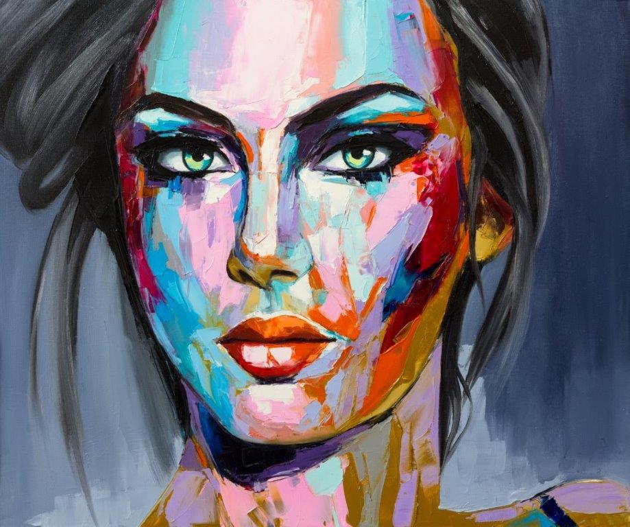 Prints on Canvas - Abstract Face (1220x1010)
