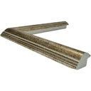PS MOULDING W 20 X H 22 X L 2900MM ANTIQUE SILVER