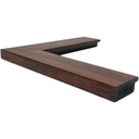PS MOULDING W 44 X H 16 X L 2900MM MEDIUM WOODSTAIN