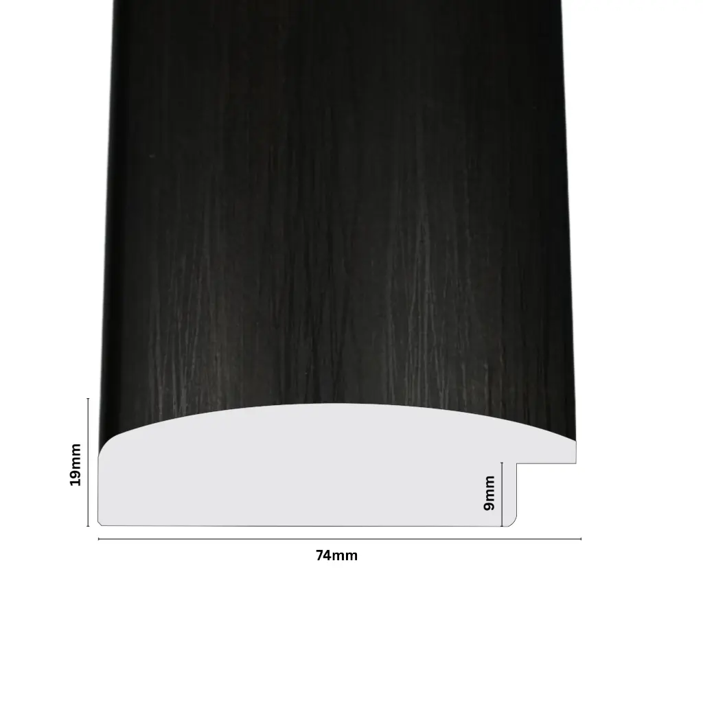 PS Moulding W 74 X H 19 X L 2900mm Plain Woodstain