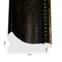 PS Moulding W 87 X H 40 X L 2900mm Medium Woodstain