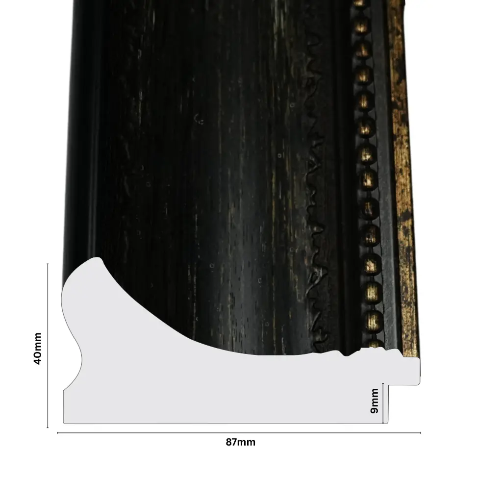 PS Moulding W 87 X H 40 X L 2900mm Baroque