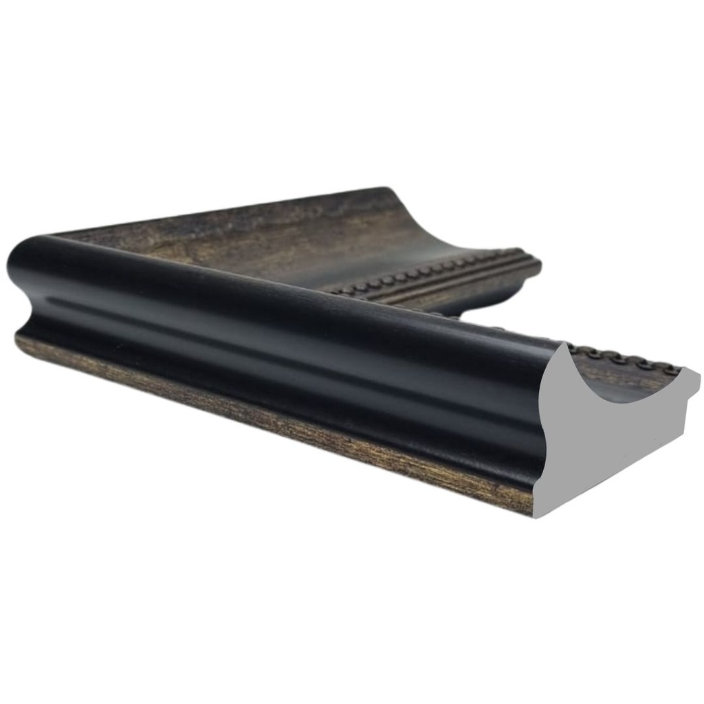 PS Moulding W 87 X H 40 X L 2900mm Dark Bronze