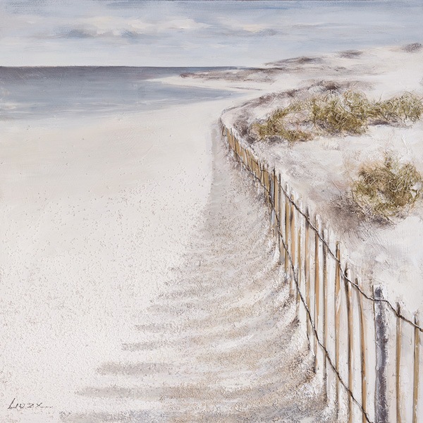 Oil On Canvas Beach 1000X1000mm