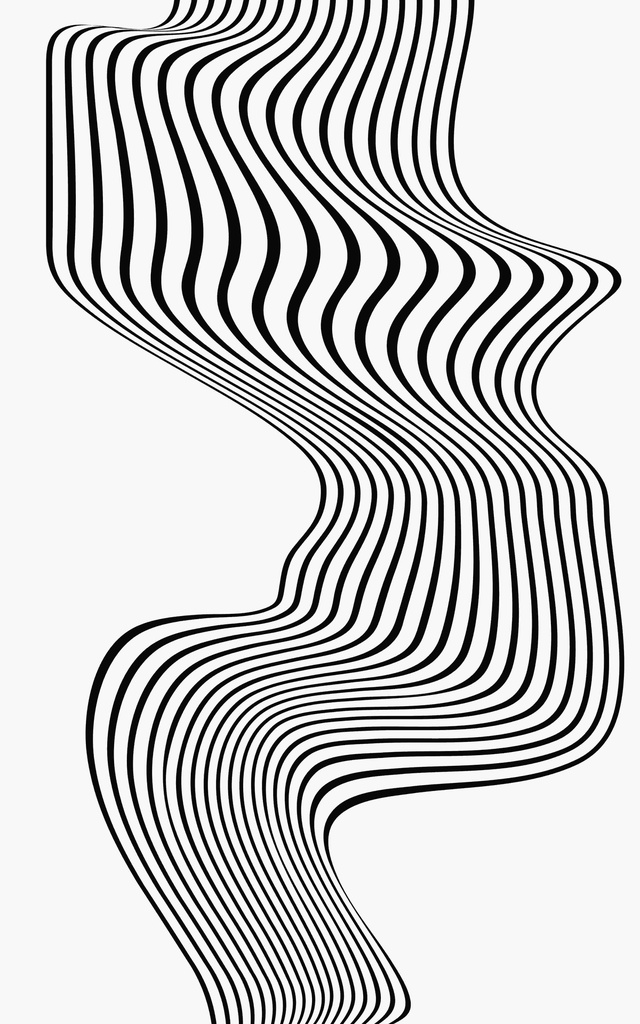 Print On Canvas Optical Art Ii 600X900mm