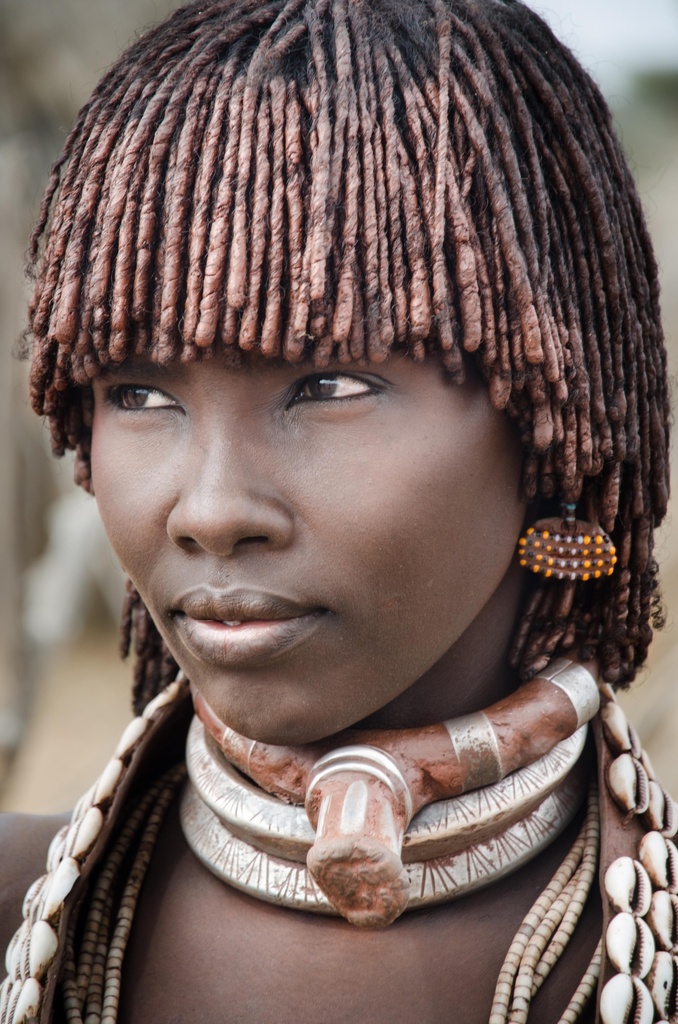 Print On Canvas - Tribal Woman Face -1400 X 900