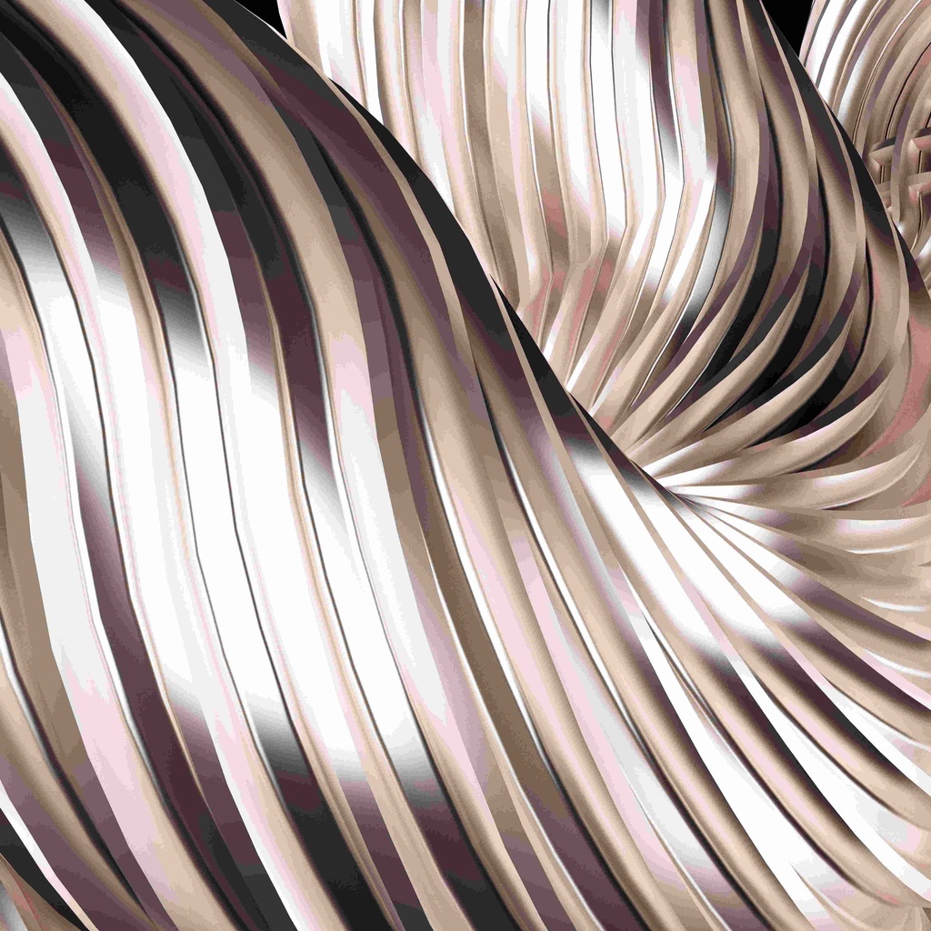 Print On Canvas Silver Flow 1000X1000mm