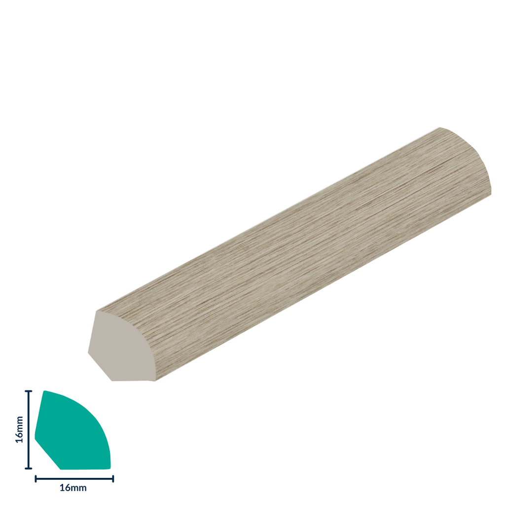 HDPS Quarter Round H 16 X W 16 X L 2700mm Vintage Pine