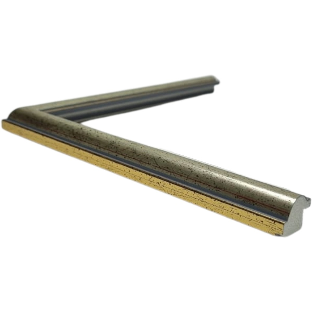 PS MOULDING W 19 X H 15 X L 2900MM GOLD & SILVER