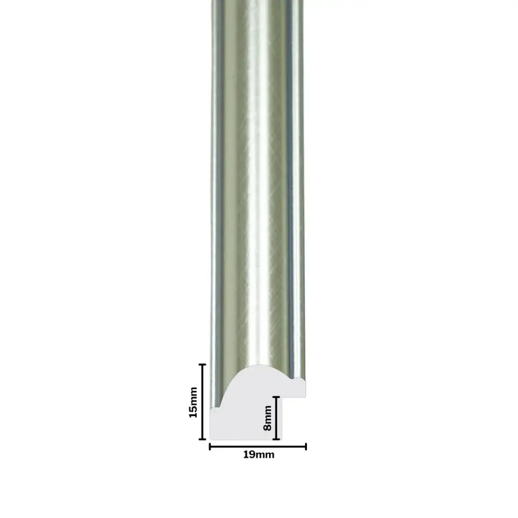 PS Moulding W 19 X H 15 X L 2900mm Silver