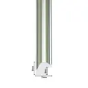 PS Moulding W 19 X H 15 X L 2900mm Silver