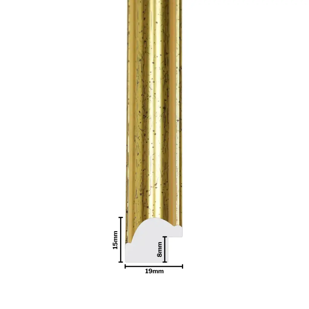 PS Moulding W 19 X H 15 X L 2900mm Gold