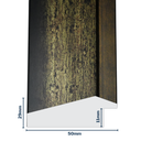 Q-Moulding W 50 X H 29 X L 2900mm Mottle Gold & Black