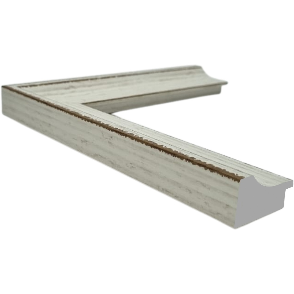PS Moulding W 40 X H 21 X L 2900mm White Wash
