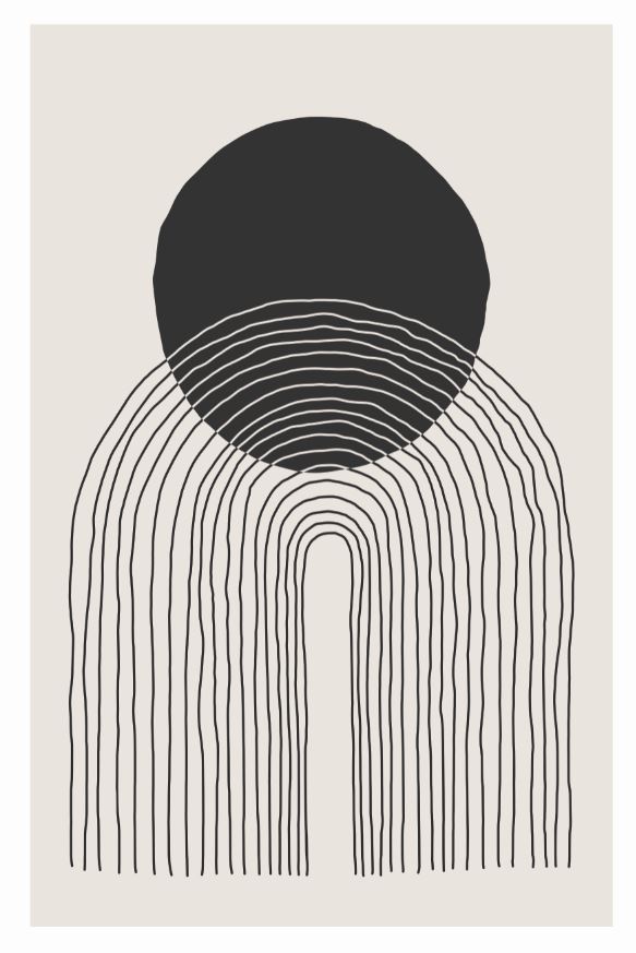 Print On Canvas Abstract 600X900mm