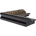 Q-MOULDING W 84 X H 42 X L 2900MM MOTTLE GOLD & BLACK
