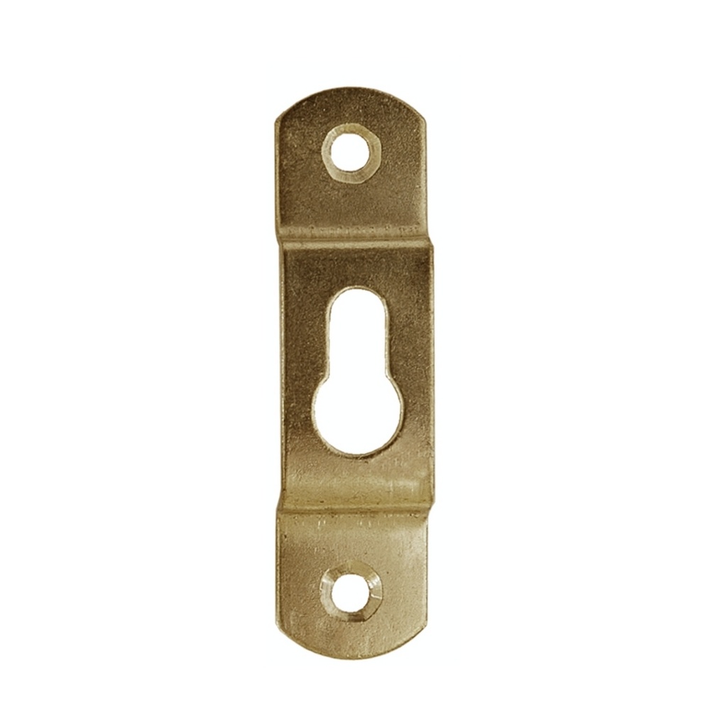 Hanger 2 Hole Key Thin 15X60mm 100 Pack Gold