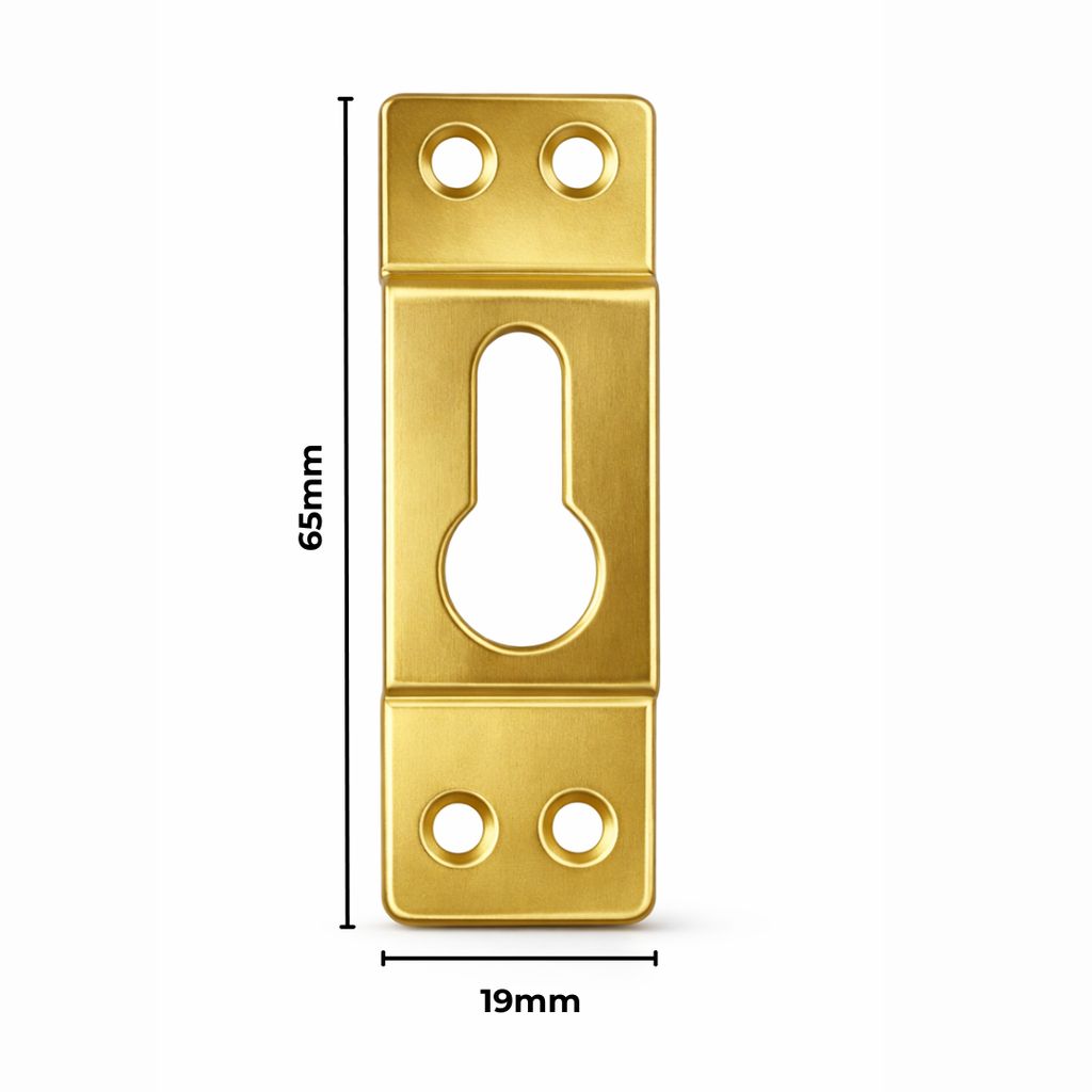Hanger 4 Hole Key 19X65mm 100 Pack Gold