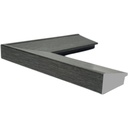PS Moulding W 58 X H 25 X L 2900mm Dark Grey