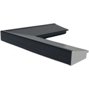 PS Moulding W 58 X H 25 X L 2900mm Black