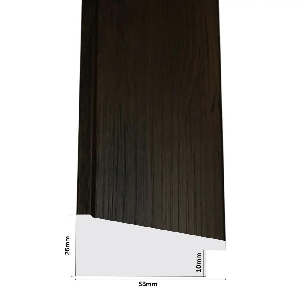 PS Moulding W 58 X H 25 X L 2900mm Mahogany