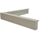 PS MOULDING W 20 X H 32 X L 2900MM CREAM