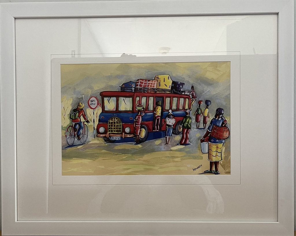 FRAMED PRINT KOMBI  605X485MM