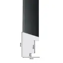 PS Moulding W 25 X H 37 X L 2900mm Black