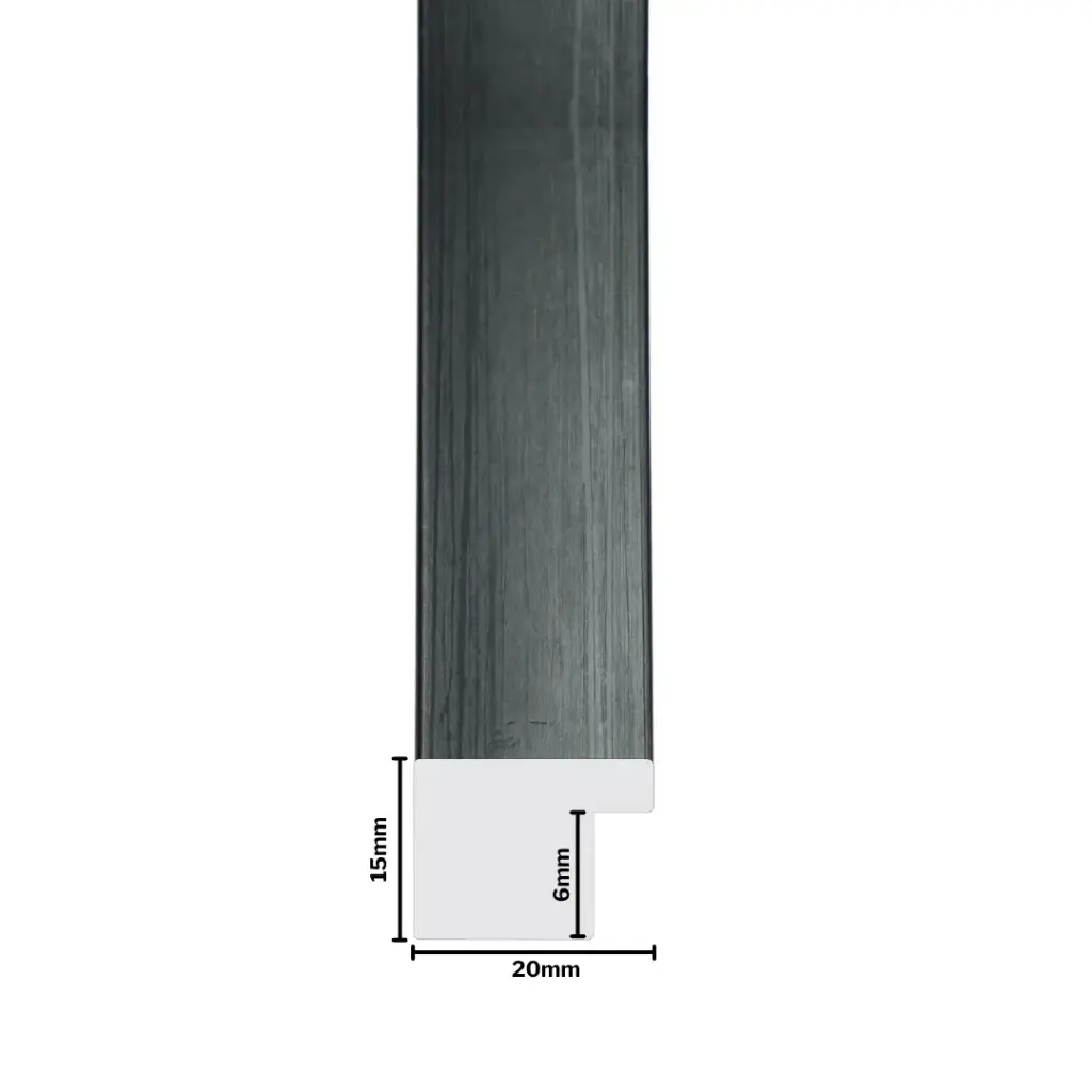 PS Moulding W 20 X H 15 X L 2900mm Black