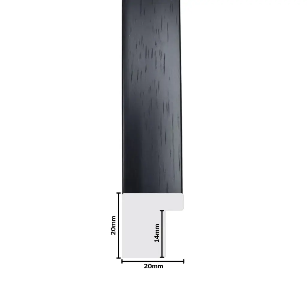 PS Moulding W 20 X H 20 X L 2900mm Coffee Bean