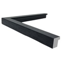 PS MOULDING W 20 X H 20 X L 2900MM BLACK