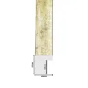PS Moulding W 20 X H 20 X L 2900mm Antique Silver