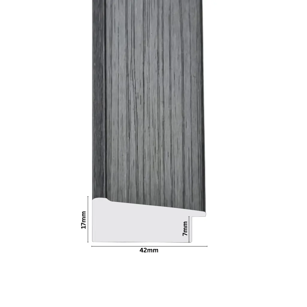 PS Moulding W 42 X H 17 X L 2900mm Dark Grey