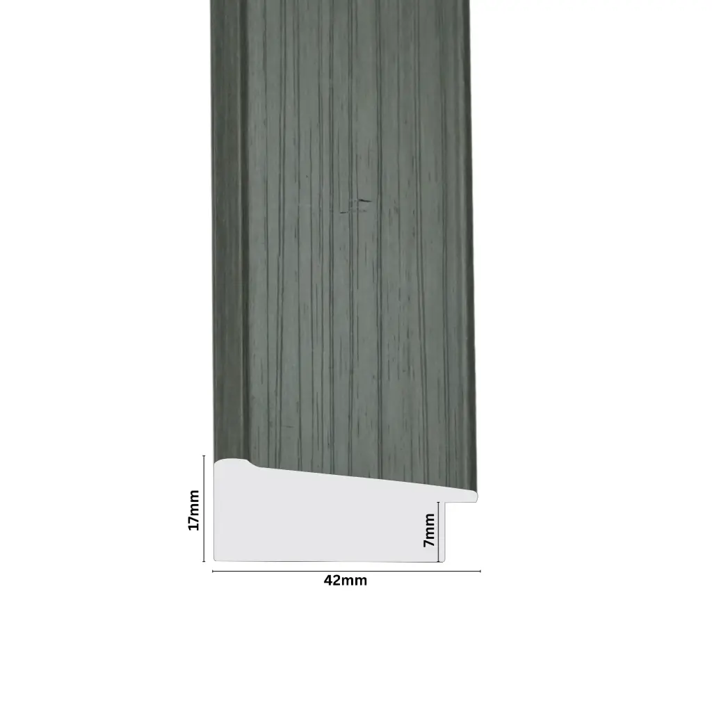 PS Moulding W 42 X H 17 X L 2900mm Medium Grey