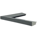 PS MOULDING W 42 X H 17 X L 2900MM MEDIUM GREY