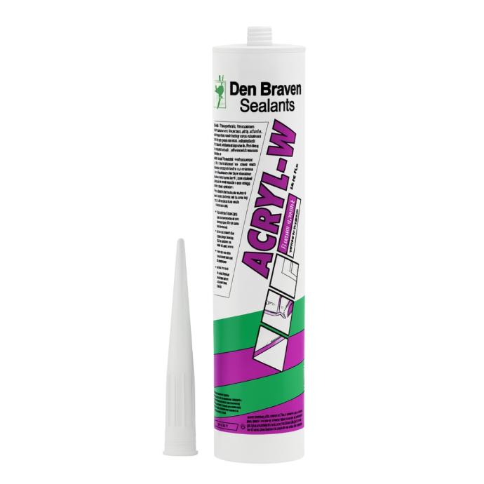Sealant Den Braven Acrylic White 290ml
