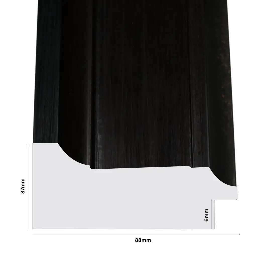 PS Moulding W 88 X H 37 X L 2900mm Mahogany