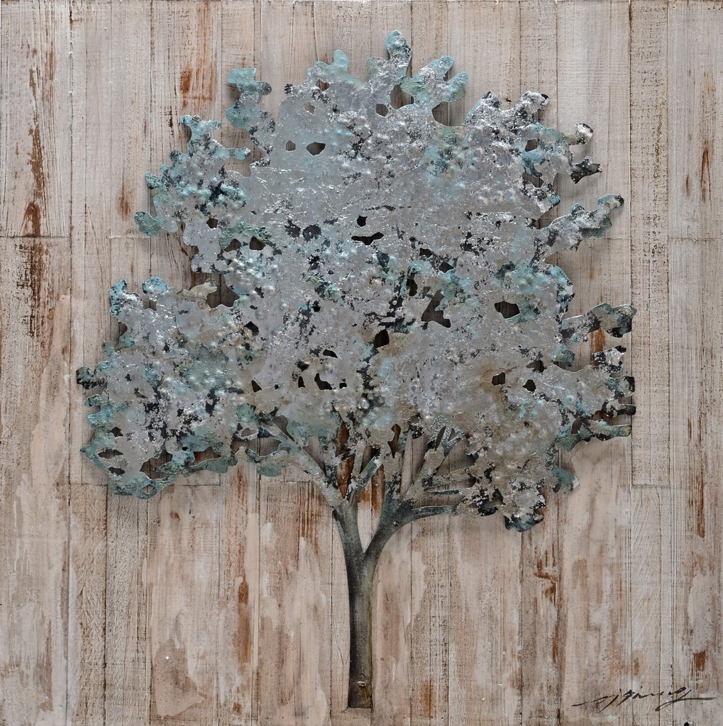 Print On Canvas Tree 800X800mm