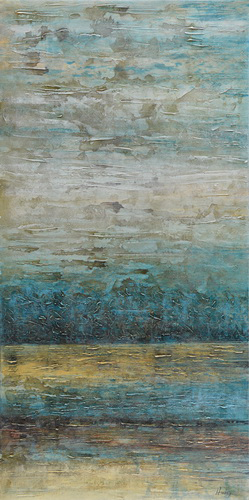 Oil On Canvas Abstract 700X1400mm