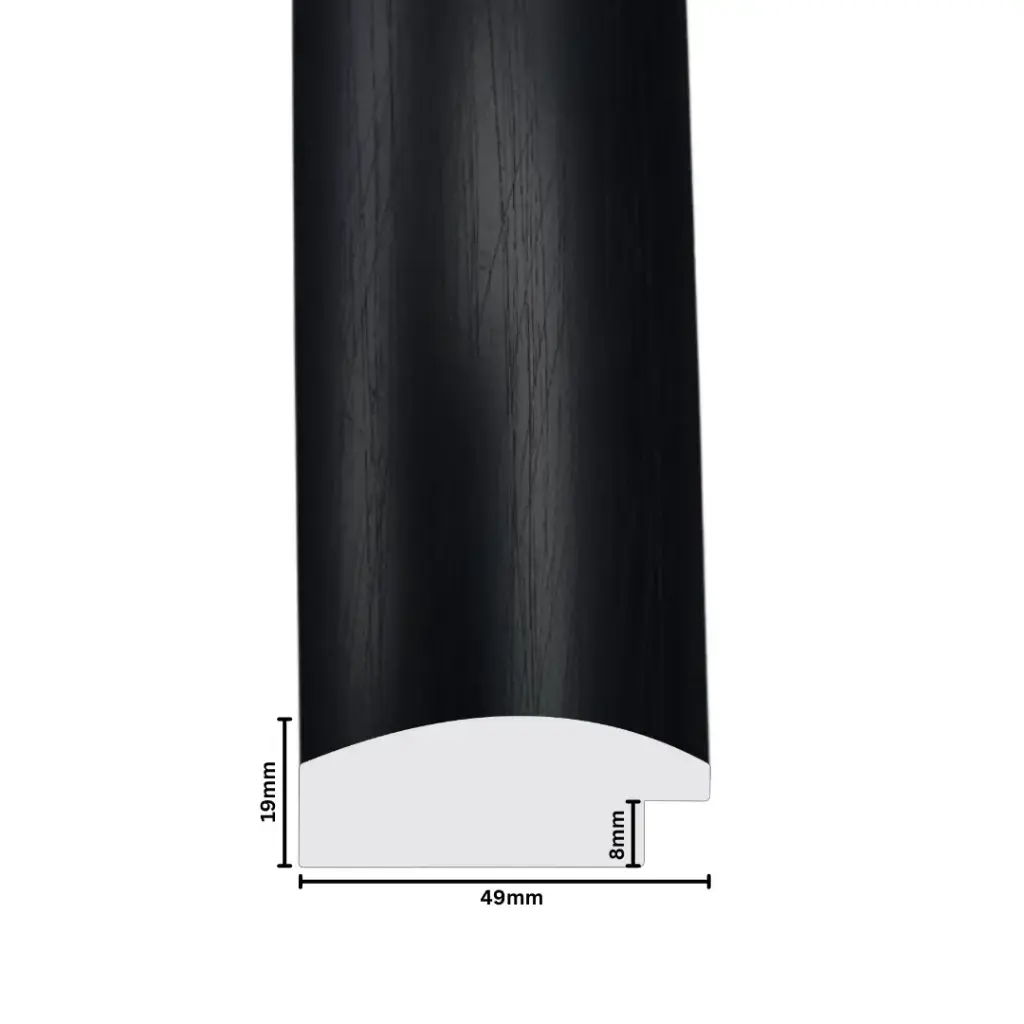 PS Moulding W 49 X H 19 X L 2900mm Black