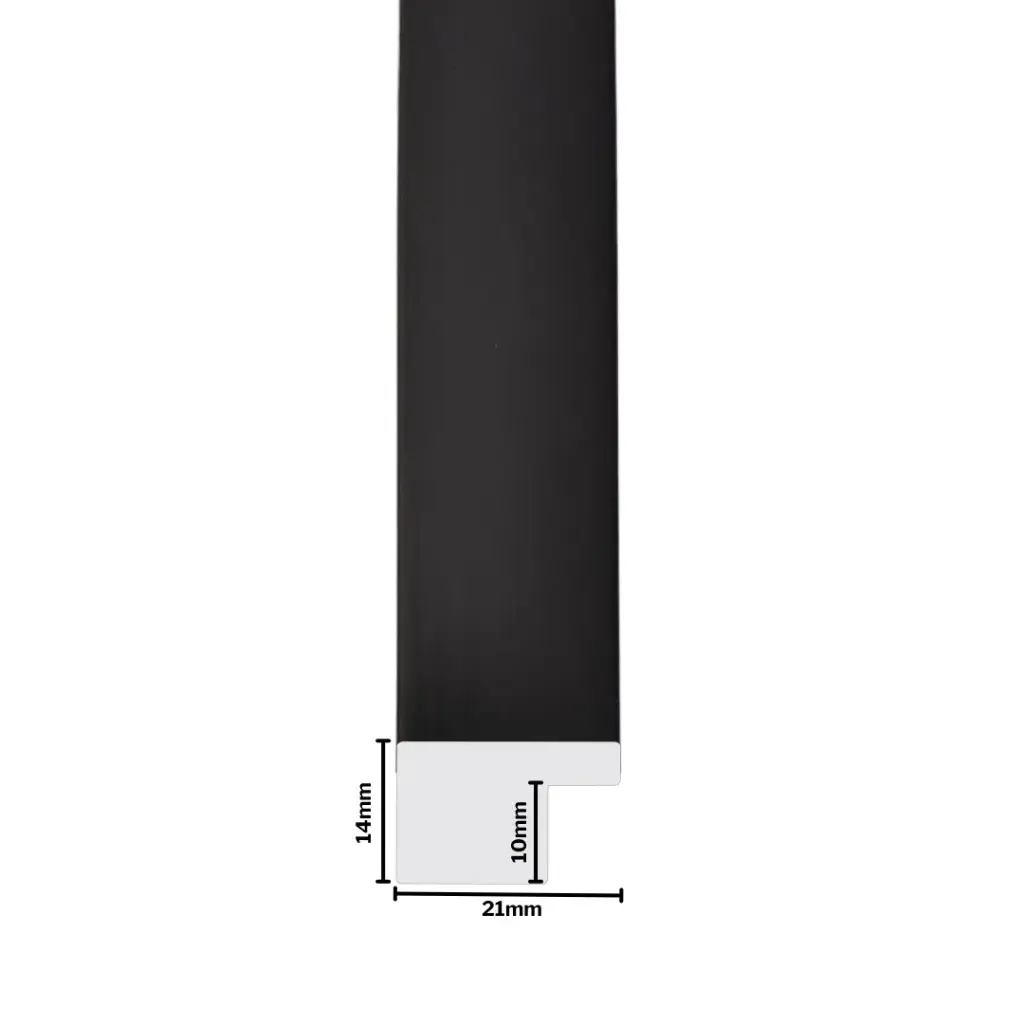 PS Moulding W 21 X H 14 X L 2900mm Black