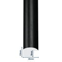 Q-Moulding W 21 X H 13 X L 2900mm Black
