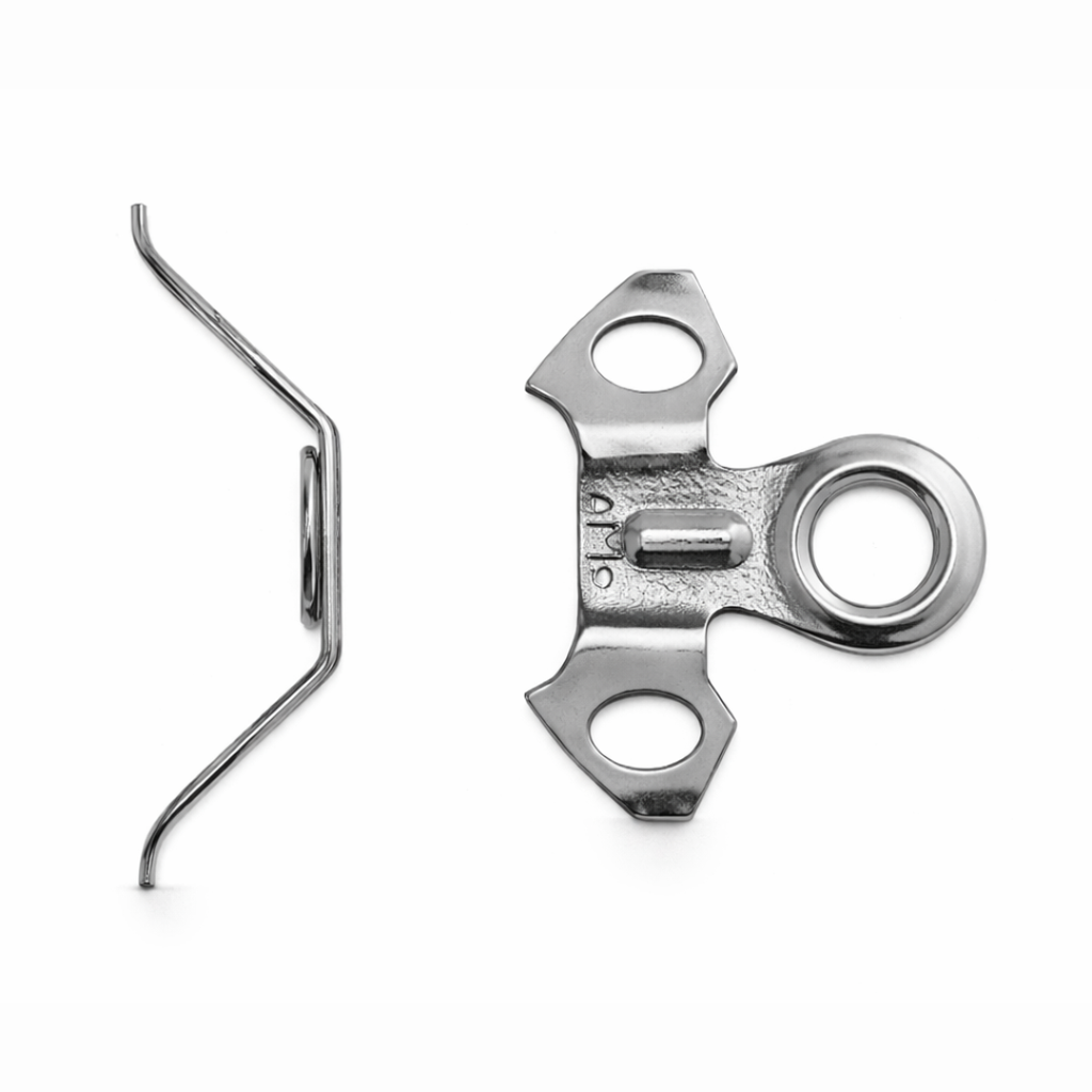 Hanger Aluminium Snap 200 Pack Silver